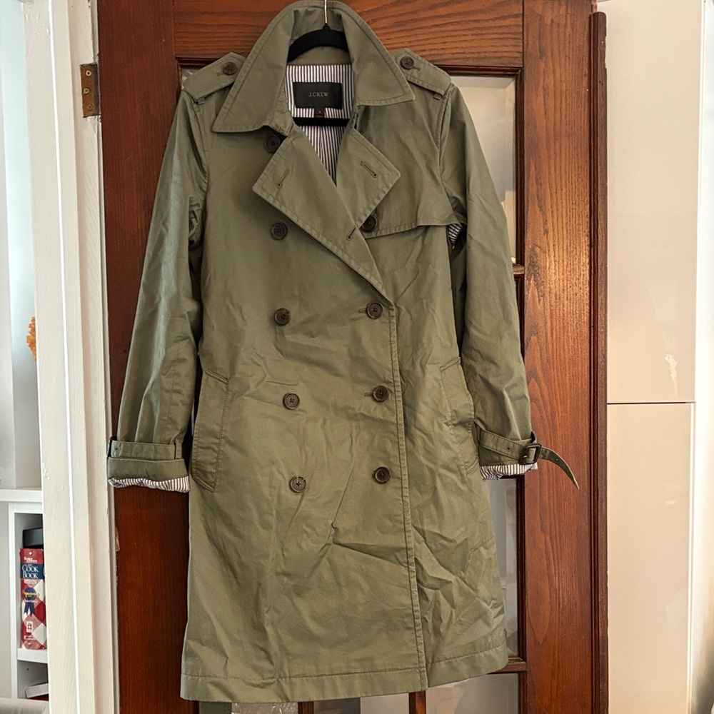 J. Crew Double-Breasted Trench Coat